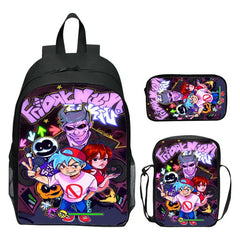 Friday Night Funkin Backpack 3 Pcs/set with Pencil Case Crossbody Bags