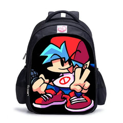 FNF Anime Backpack for Kids School Boys Girls Travel Backpacks