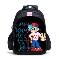 FNF Anime Backpack for Kids School Boys Girls Travel Backpacks