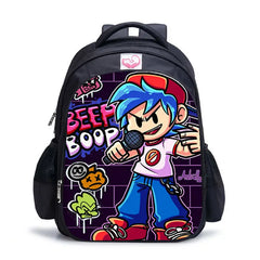 FNF Anime Backpack for Kids School Boys Girls Travel Backpacks
