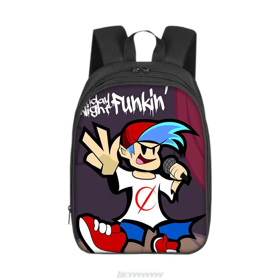 FNF School Bags 3D Waterproof Backpacks for Boys Girls