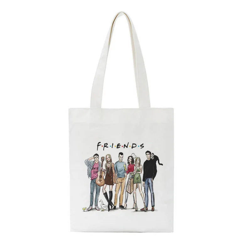 One Shoulder Bags Cartoon Shopping Bag Harajuku Casual Women Bag Wallet
