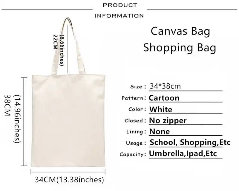 TV Show Recycle Bag Shopper Jute String Bolsa Sacolas