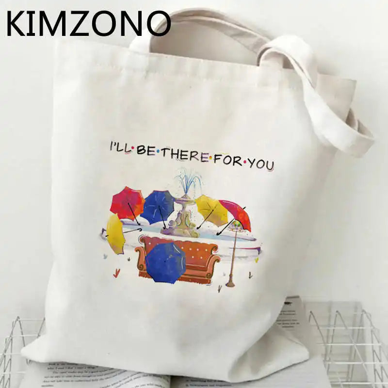 TV Show Recycle Bag Shopper Jute String Bolsa Sacolas