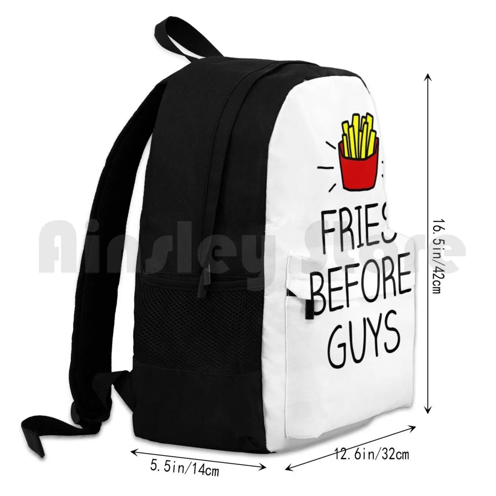 Fries Before Guys-In Outdoor Hiking Backpack Waterproof Camping Travel