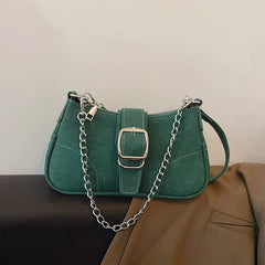Soft-faced Underarm Clutch: High-quality Texture Shoulder Chain Handbag