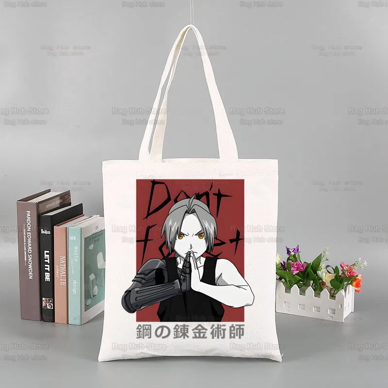 Fullmetal Alchemist Shopping Bag Eco Canvas Cotton Shopper