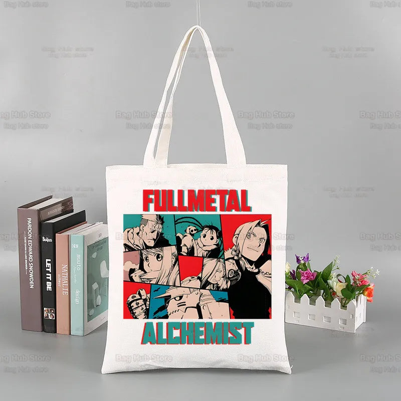 Fullmetal Alchemist Shopping Bag Eco Canvas Cotton Shopper