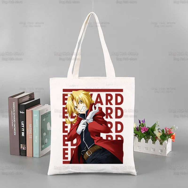 Fullmetal Alchemist Shopping Bag Eco Canvas Cotton Shopper