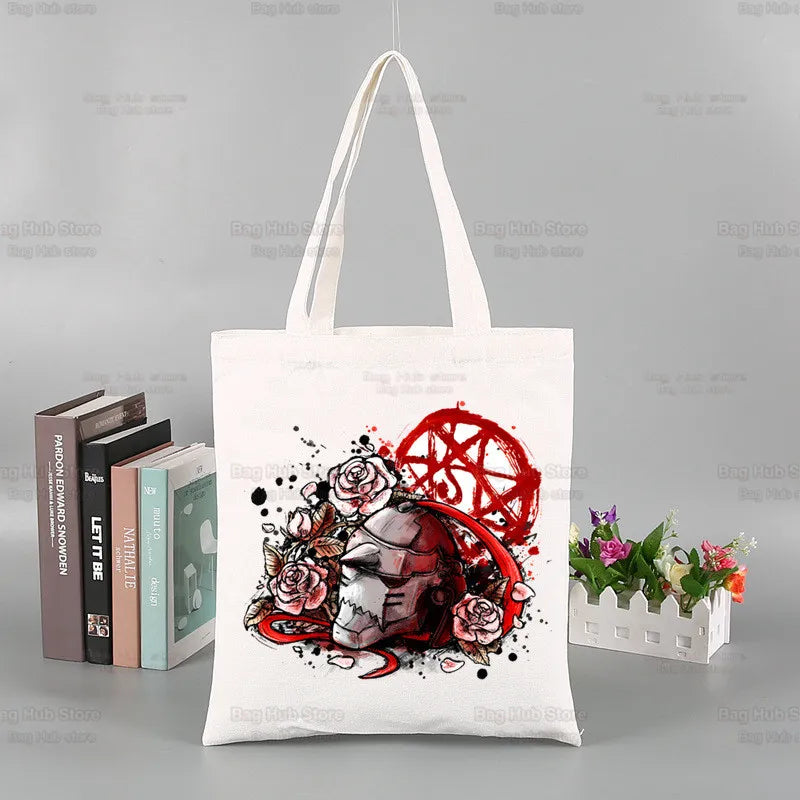 Fullmetal Alchemist Shopping Bag Eco Canvas Cotton Shopper