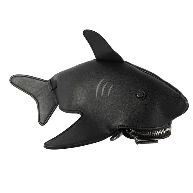 Shark Crossbody Shoulder Bag Mini Messenger Wallets for Women