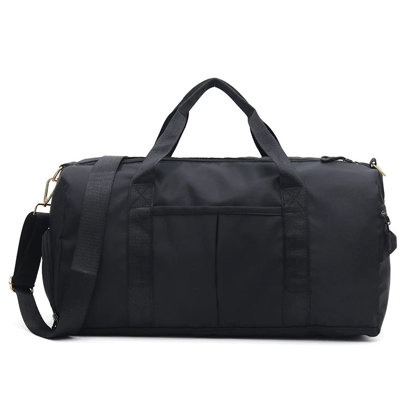 Large Capacity Waterproof Duffel Bag Unisex Nylon Shoulder Handbag Gym Bag
