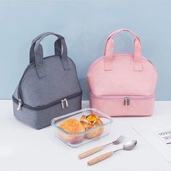 Functional Mode Cooler Lunch Box Portable Frosted Insulation Bag