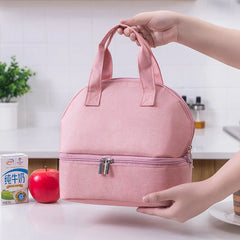 Functional Mode Cooler Lunch Box Portable Frosted Insulation Bag