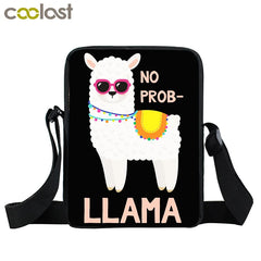 Funny Llama/Alpaca Crossbody Bag for Ladies Travel