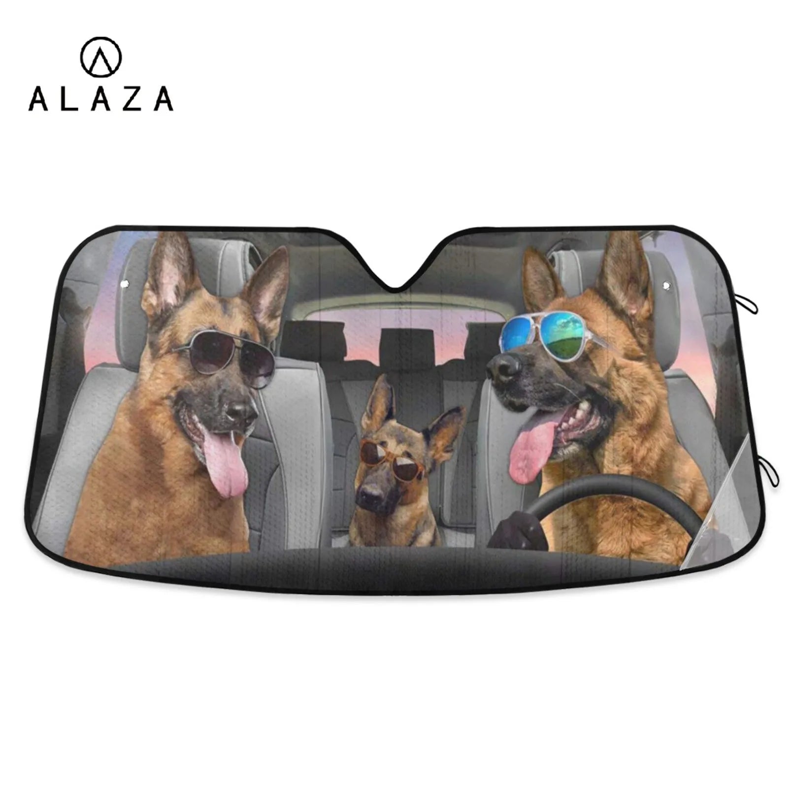Funny Dog Auto Parts Car Decoration Sunshade Car Windshield Sunshade