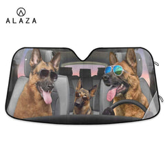 Funny Dog Auto Parts Car Decoration Sunshade Car Windshield Sunshade