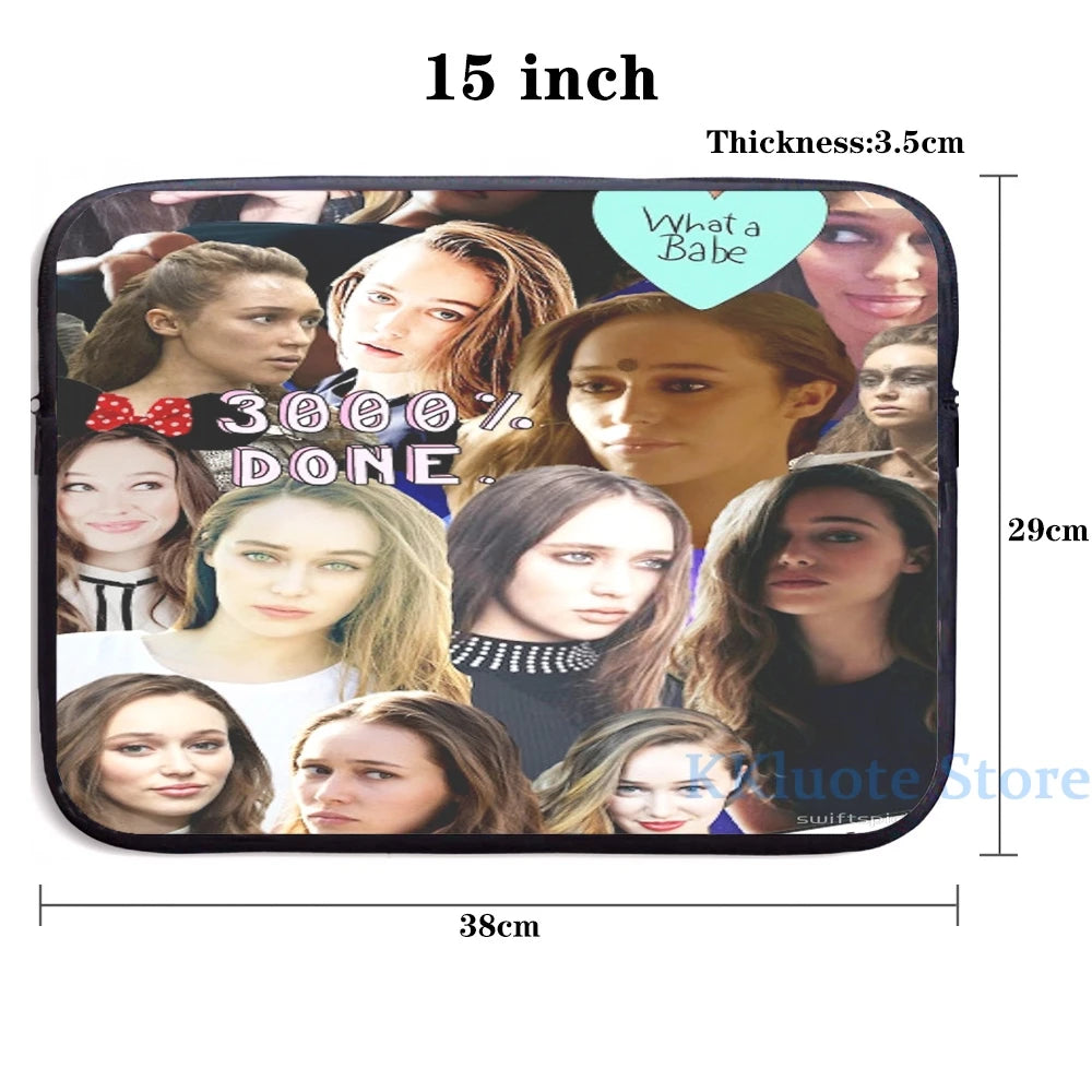 Graphic Print Alycia Debnam Carey Collage USB Charge Backpack