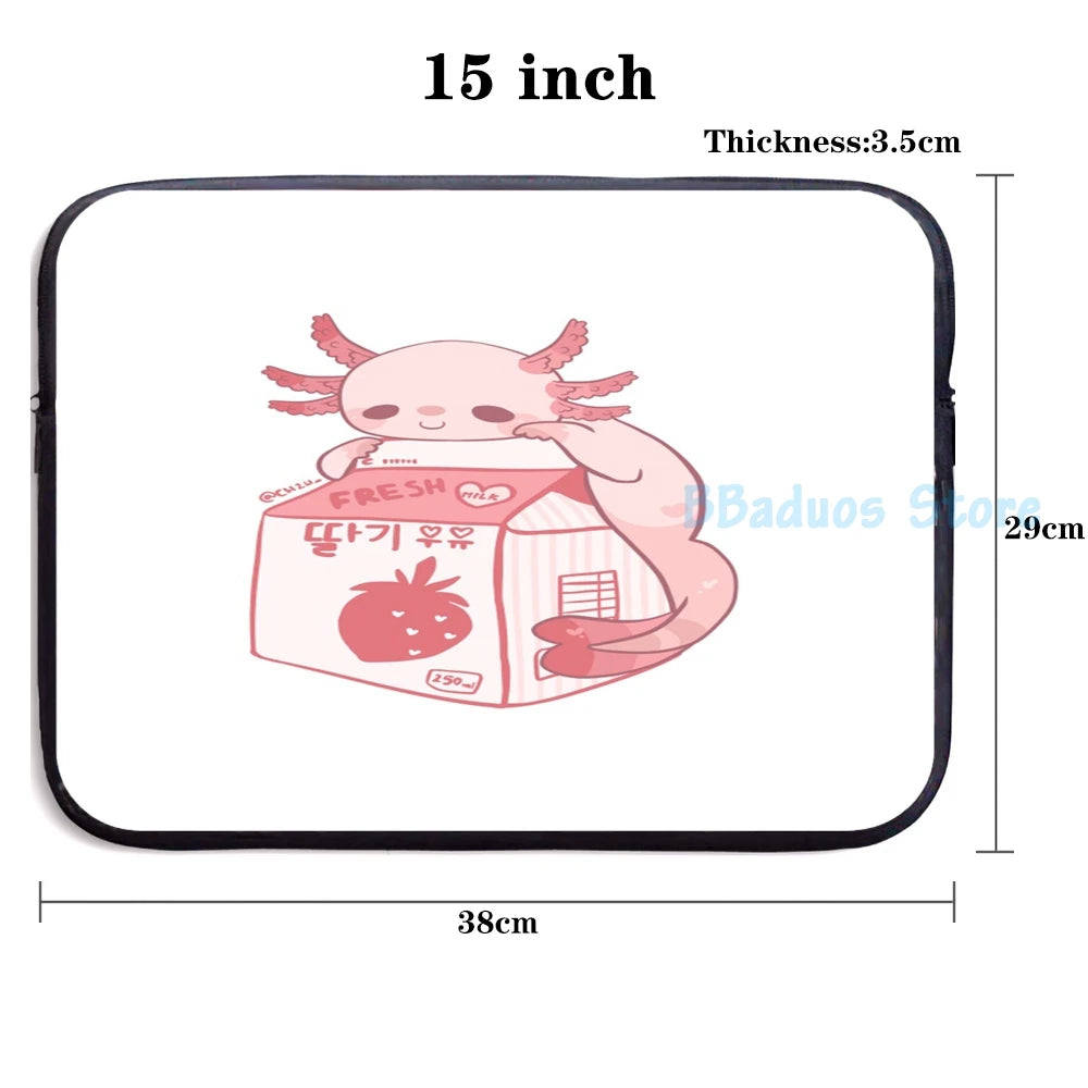 Axolotl USB Charge Backpack School Travel Bag