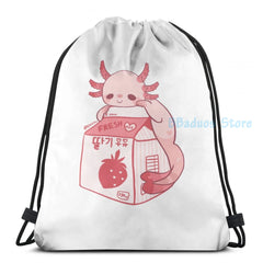 Axolotl USB Charge Backpack School Travel Bag