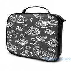 Funny Graphic Bandana Pattern USB Charge Backpack