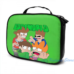 Funny Eddsworld The End USB Charge Backpack School Travel Laptop Bag