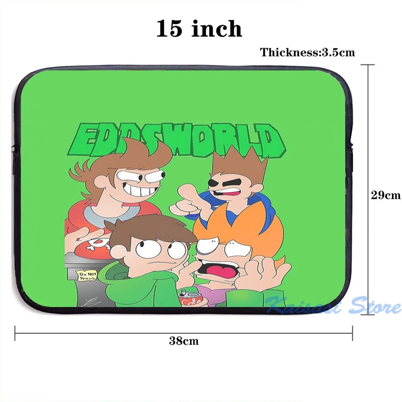 Funny Eddsworld The End USB Charge Backpack School Travel Laptop Bag