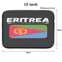 Eritrea Flag Distressed Vintage USB Charge Backpack School Travel Laptop Bag