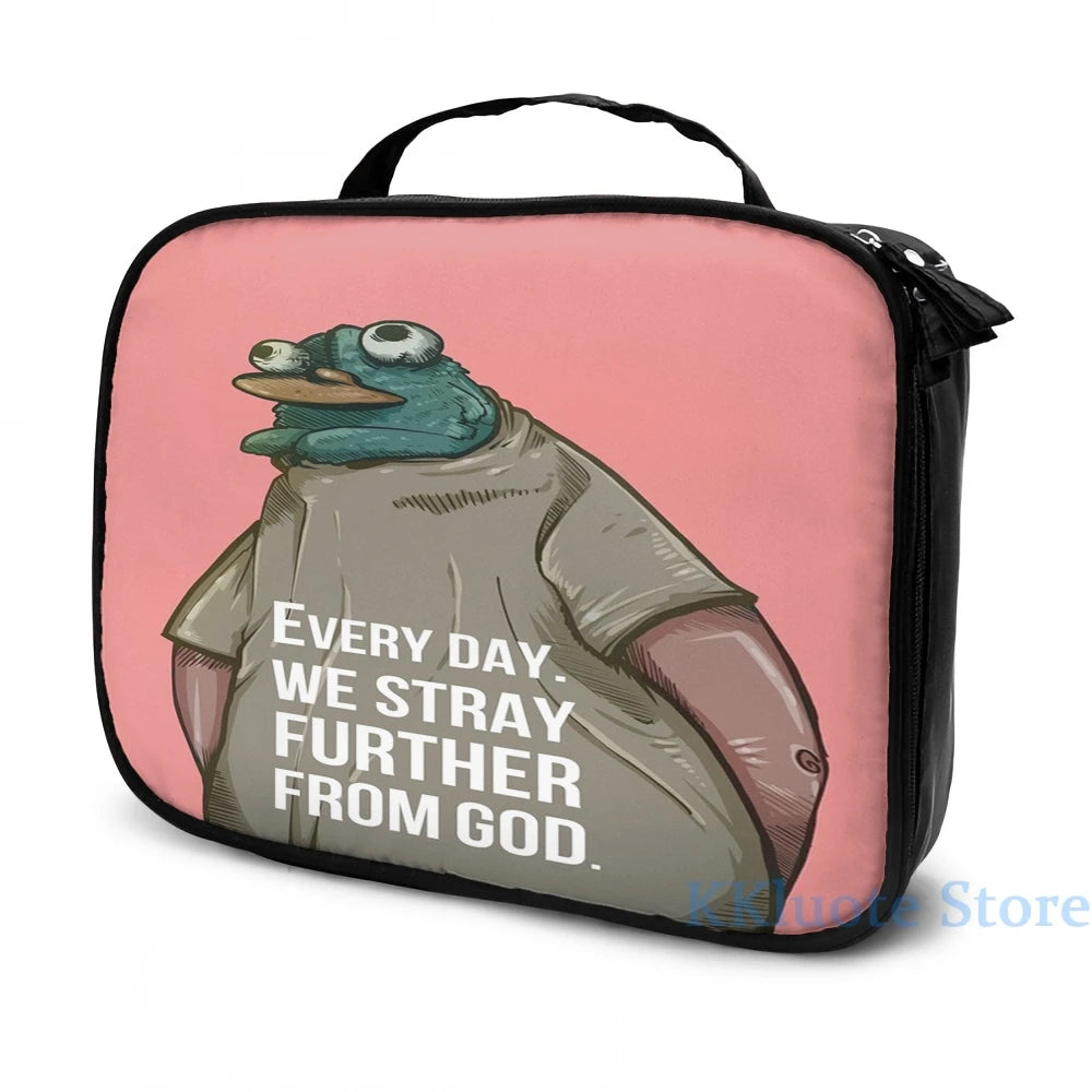 Funny Graphic Every Day. We Stray Further from God USB Charge Backpack