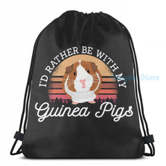 Funny Graphic print Guinea Pig Cavy USB Charge Backpack School Travel Bag