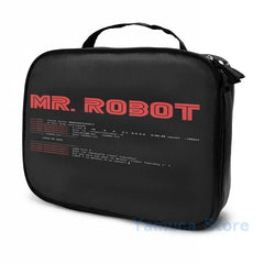 Funny MR ROBOT fsociety00 USB Charge Backpack School Travel Laptop Bag