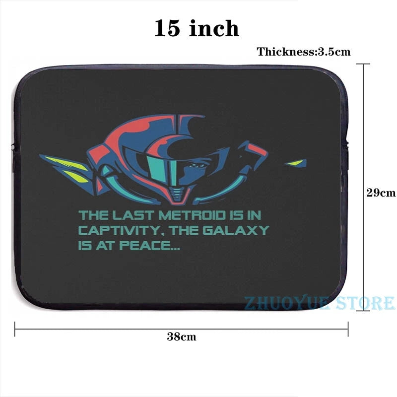 Metroid Debriefing USB Charge Backpack School Travel Laptop Bag