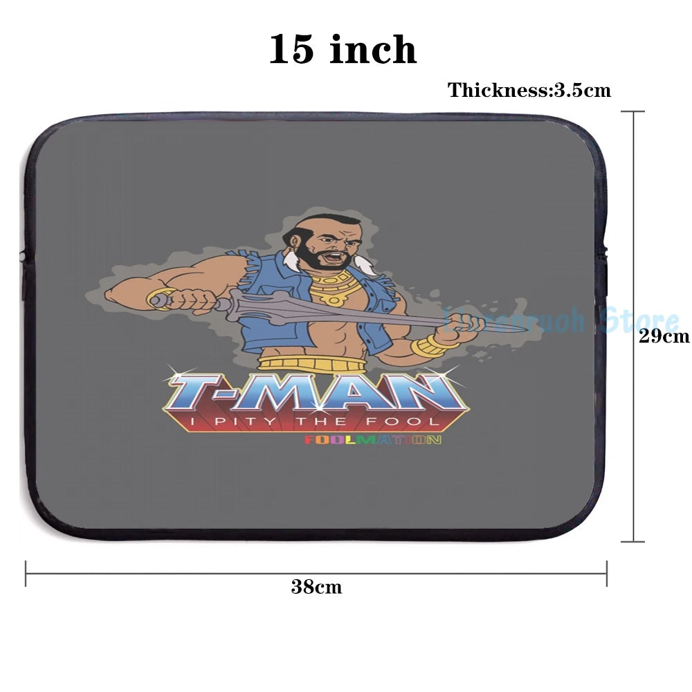 Funny Graphic T-Man USB Charge Backpack School Travel Laptop Bag