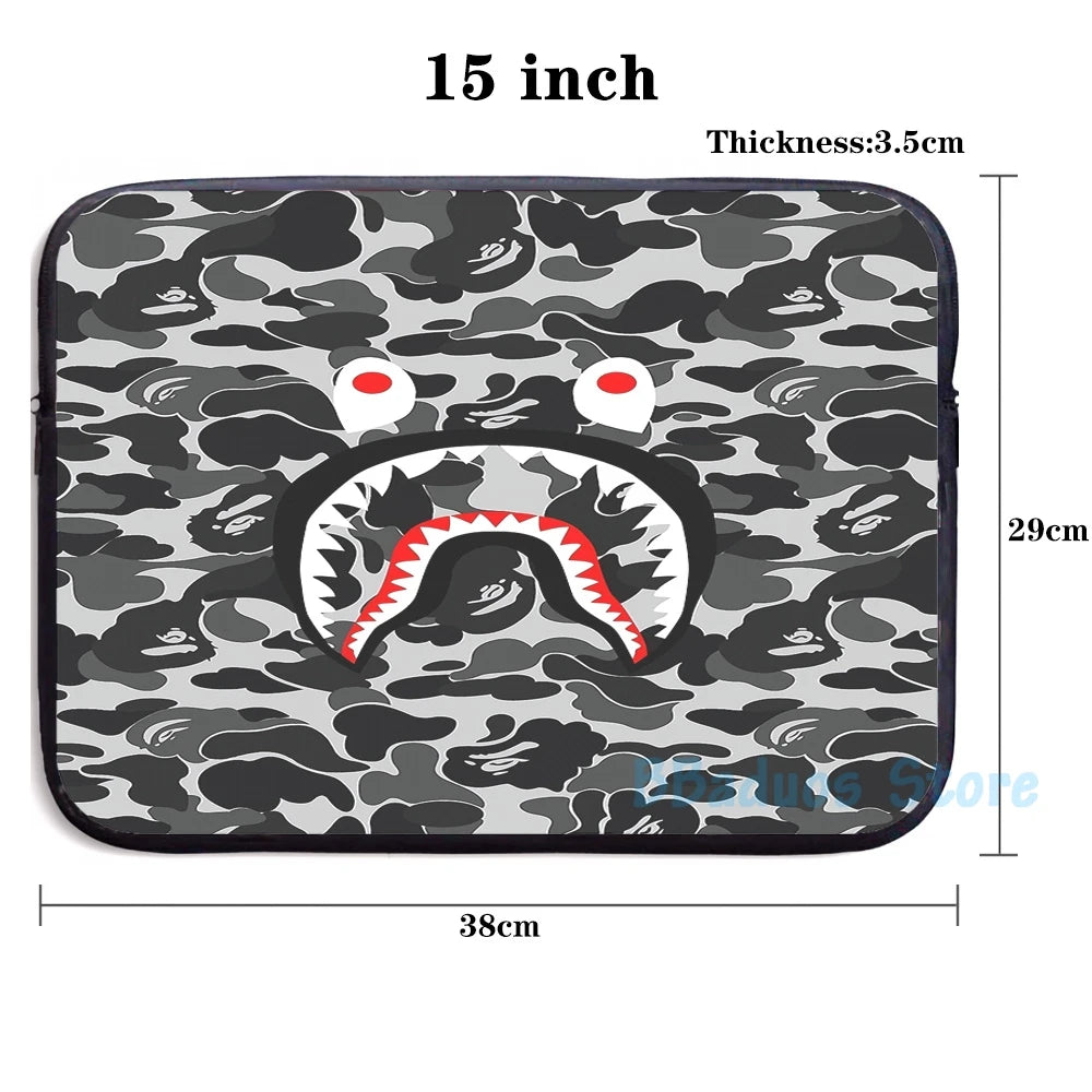 Funny Camo USB Charge Backpack School Bag Travel Laptop Bag