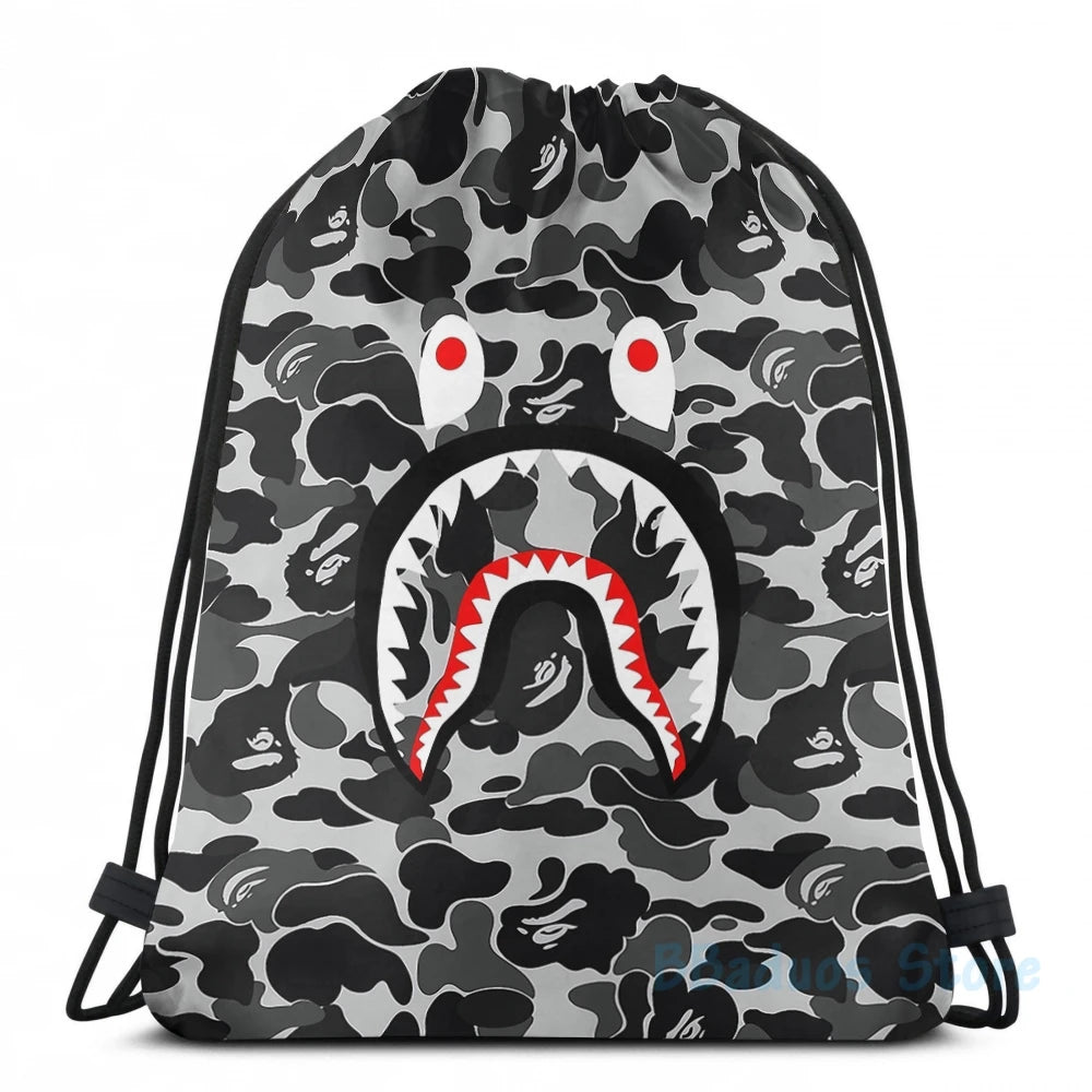 Funny Camo USB Charge Backpack School Bag Travel Laptop Bag