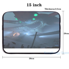 Funny Subnautica USB Charge Backpack - School Travel Laptop Bag