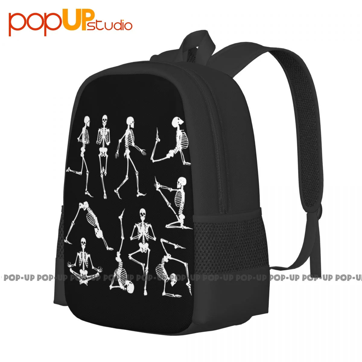 Funny Skeleton Yoga Backpack Large Capacity Print Gym Bag for Travel