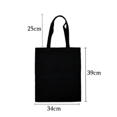 Funny Wine Print Women Shoulder Bag Female Cotton Canvas Tote Bag