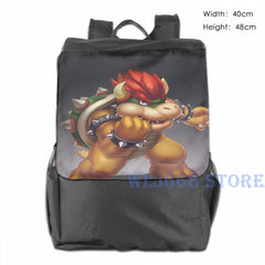 Funny Bowser Graphic Print Shoulder Bag for Women Men