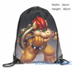 Funny Bowser Graphic Print Shoulder Bag for Women Men