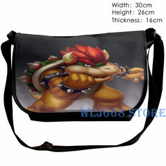 Funny Bowser Graphic Print Shoulder Bag for Women Men