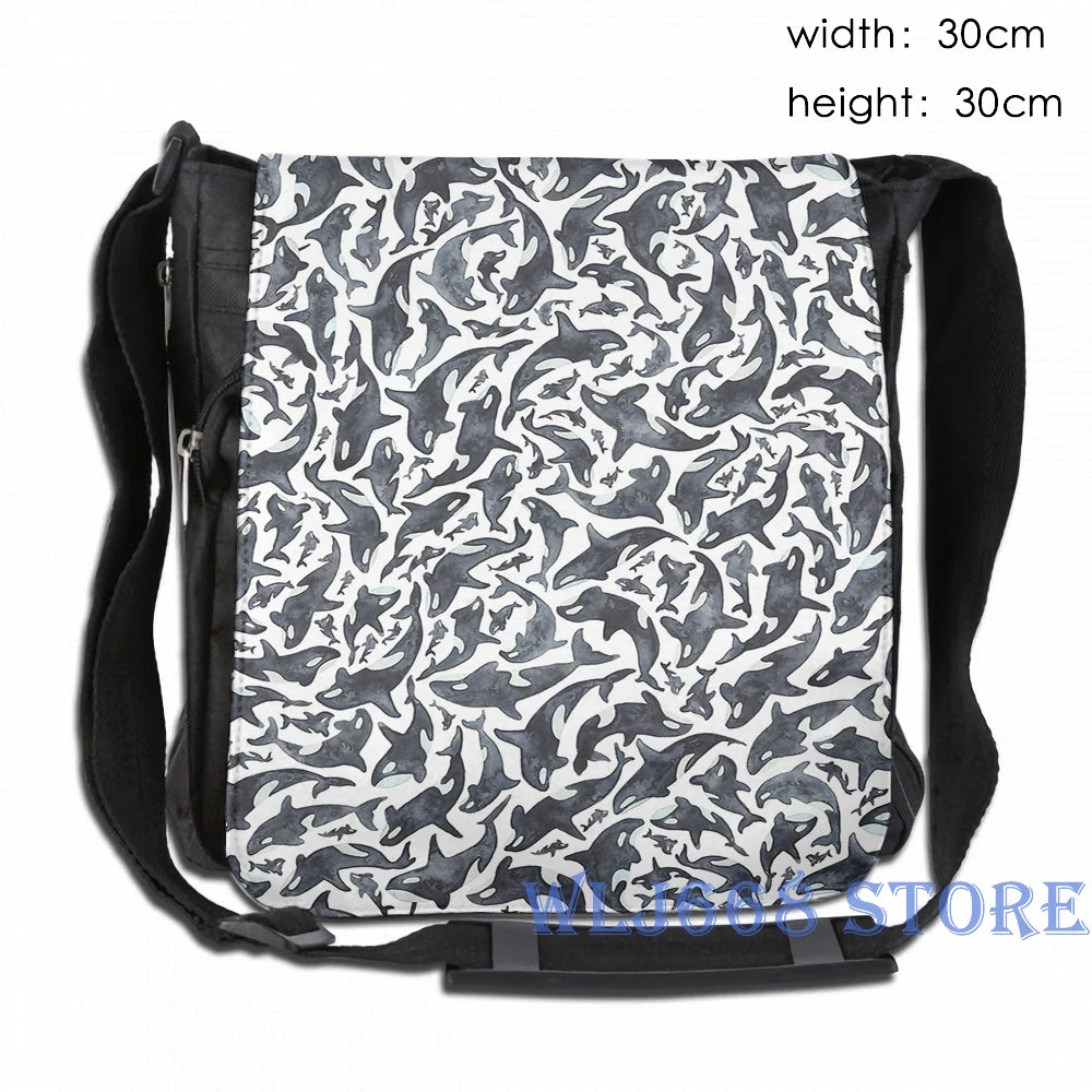Funny Graphic Print Shoulder Bag for Women and Men