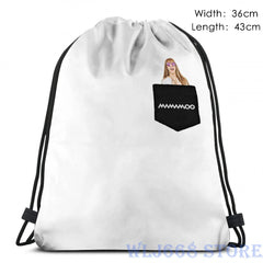 Funny Graphic Print Shoulder Bag - Mamamoo Moonbyul Design