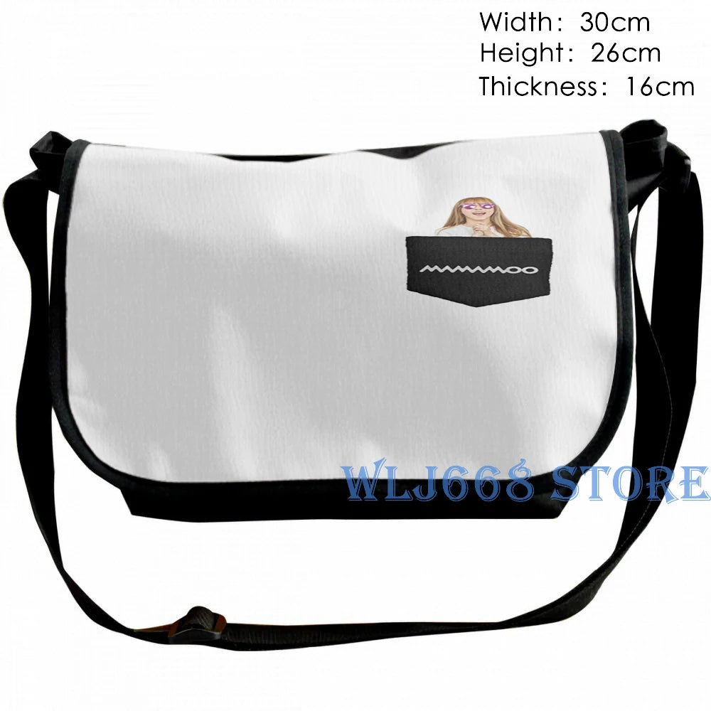 Funny Graphic Print Shoulder Bag - Mamamoo Moonbyul Design