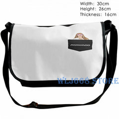 Funny Graphic Print Shoulder Bag - Mamamoo Moonbyul Design