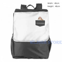 Funny Graphic Print Shoulder Bag - Mamamoo Moonbyul Design