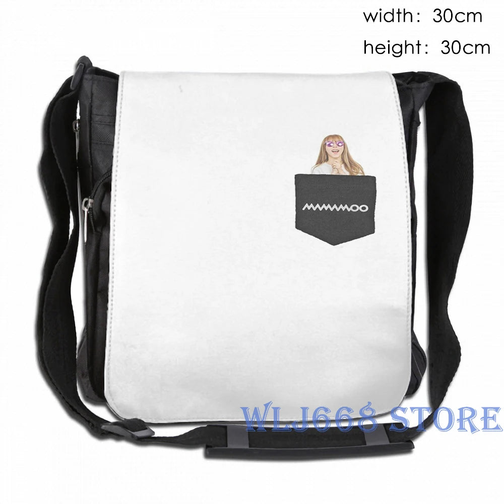 Funny Graphic Print Shoulder Bag - Mamamoo Moonbyul Design