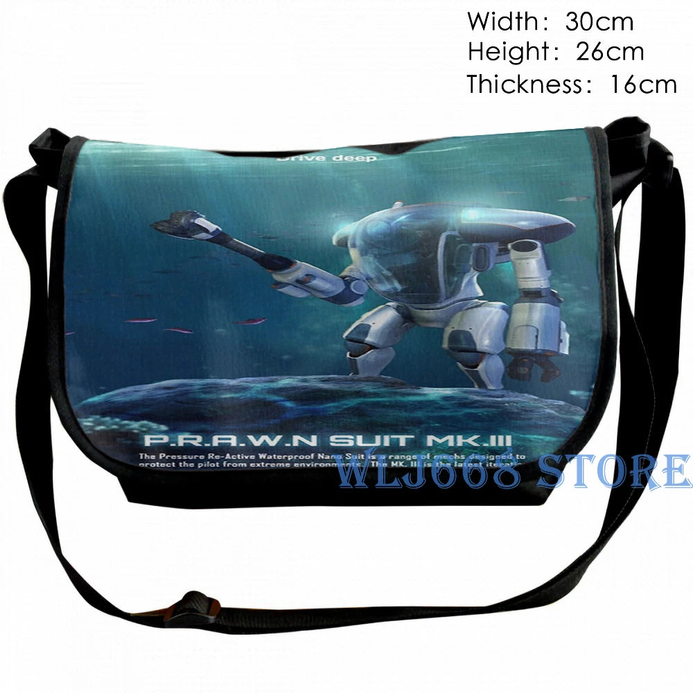 Funny Subnautica PRAWN Suit Graphic Print Shoulder Bag for Men and Women