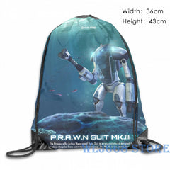 Funny Subnautica PRAWN Suit Graphic Print Shoulder Bag for Men and Women
