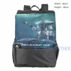 Funny Subnautica PRAWN Suit Graphic Print Shoulder Bag for Men and Women